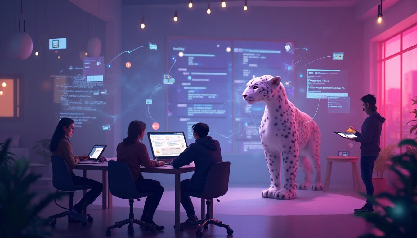 Concept d'approche no-code illustrant l'automatisation des tâches professionnelles
