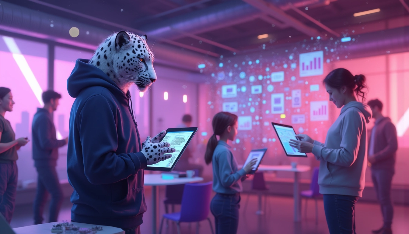 Équipes collaborant autour d'outils d'automatisation pour améliorer la productivité