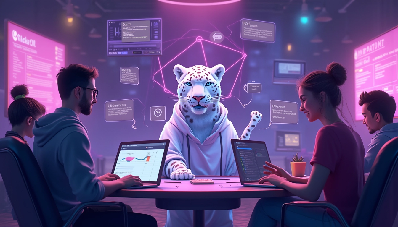 Un professionnel se forme à l'automatisation par l'intelligence artificielle pour améliorer sa productivité.